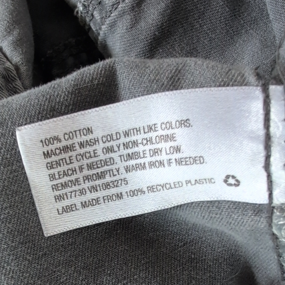 Mossimo Supply Co. Gray Blue Utility Jacket M D461 - Picture 6 of 6